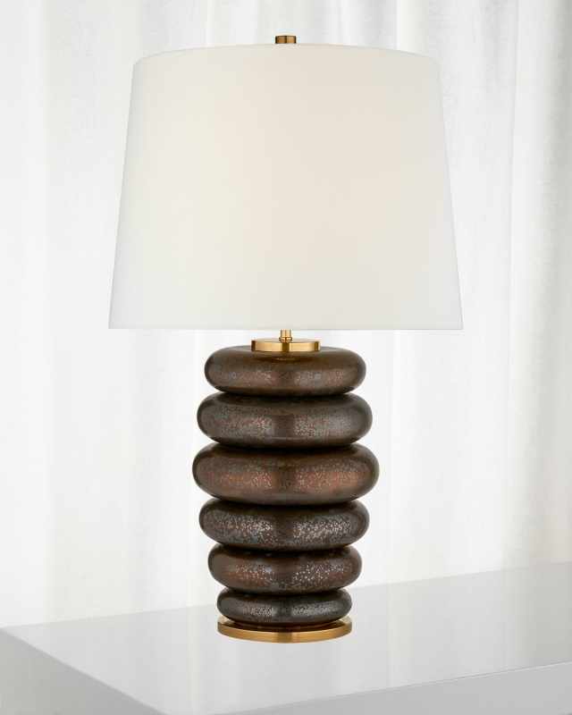 Phoebe Cordless Stacked Table Lamp by Kelly Wearstler
